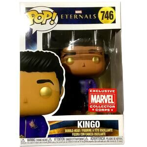 Funko POP! Marvel Eternals KINGO 746  FAC-053571-21245 Vinyl Bobblehead Figure